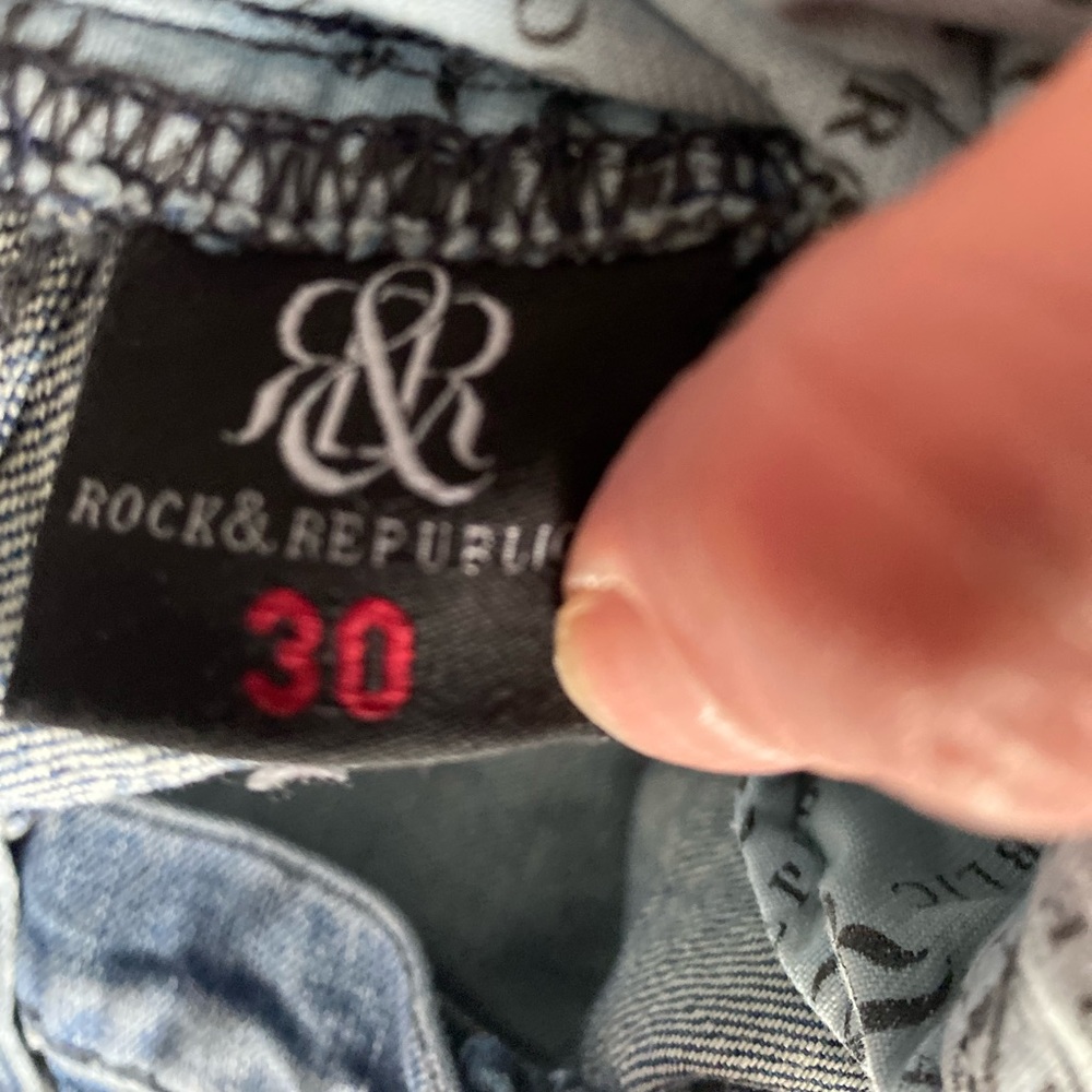 Size 30 Rock & Republic boot cut jeans